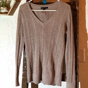 Beige sparkle sweater Banana Republic